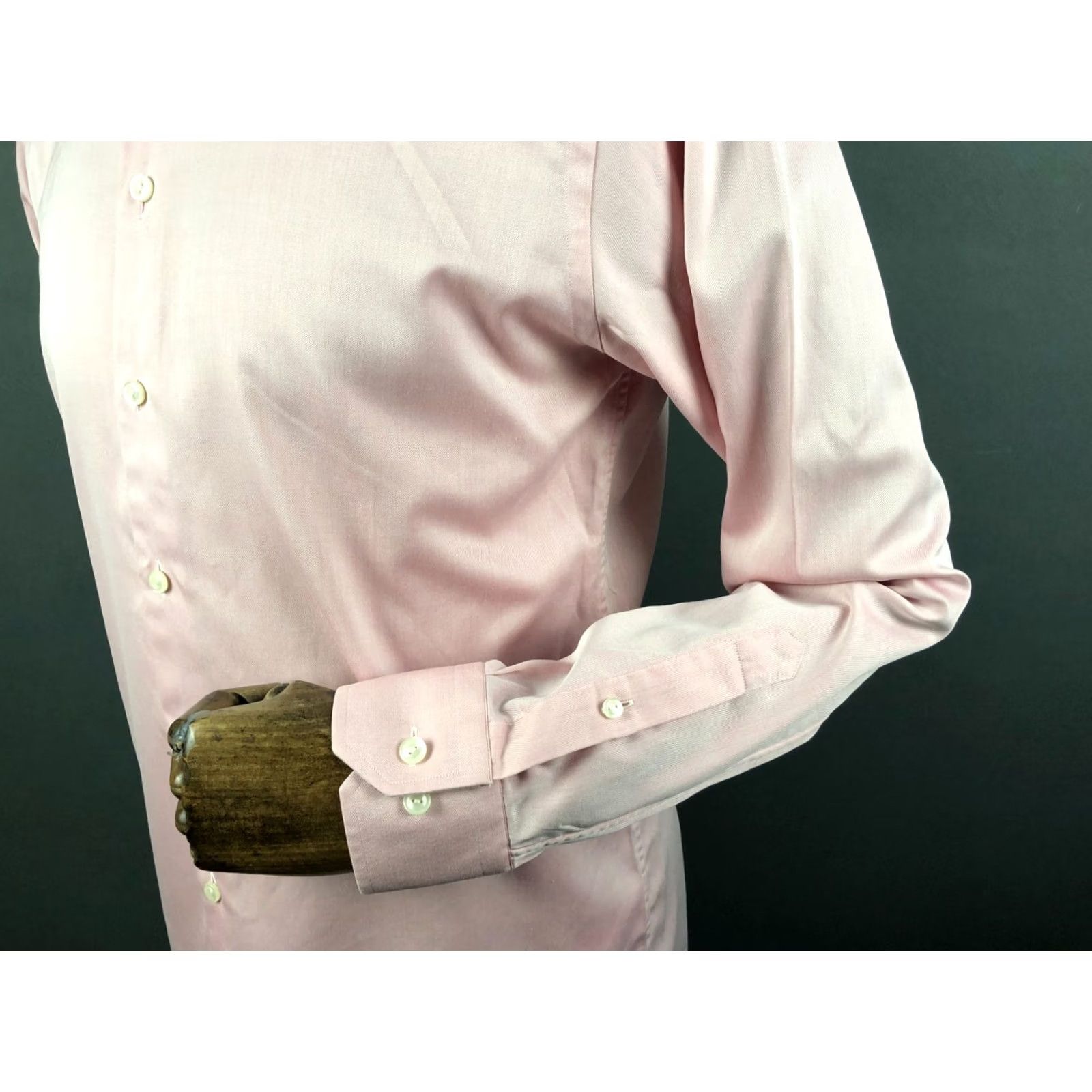 Eton ETON Men's Shirt 39 Pink Cotton Long Sleeve Button-Up Slim Fit Regular Size 39 Casual Collared Shirt Size US L / EU 52-54 / 3 - 6 Thumbnail