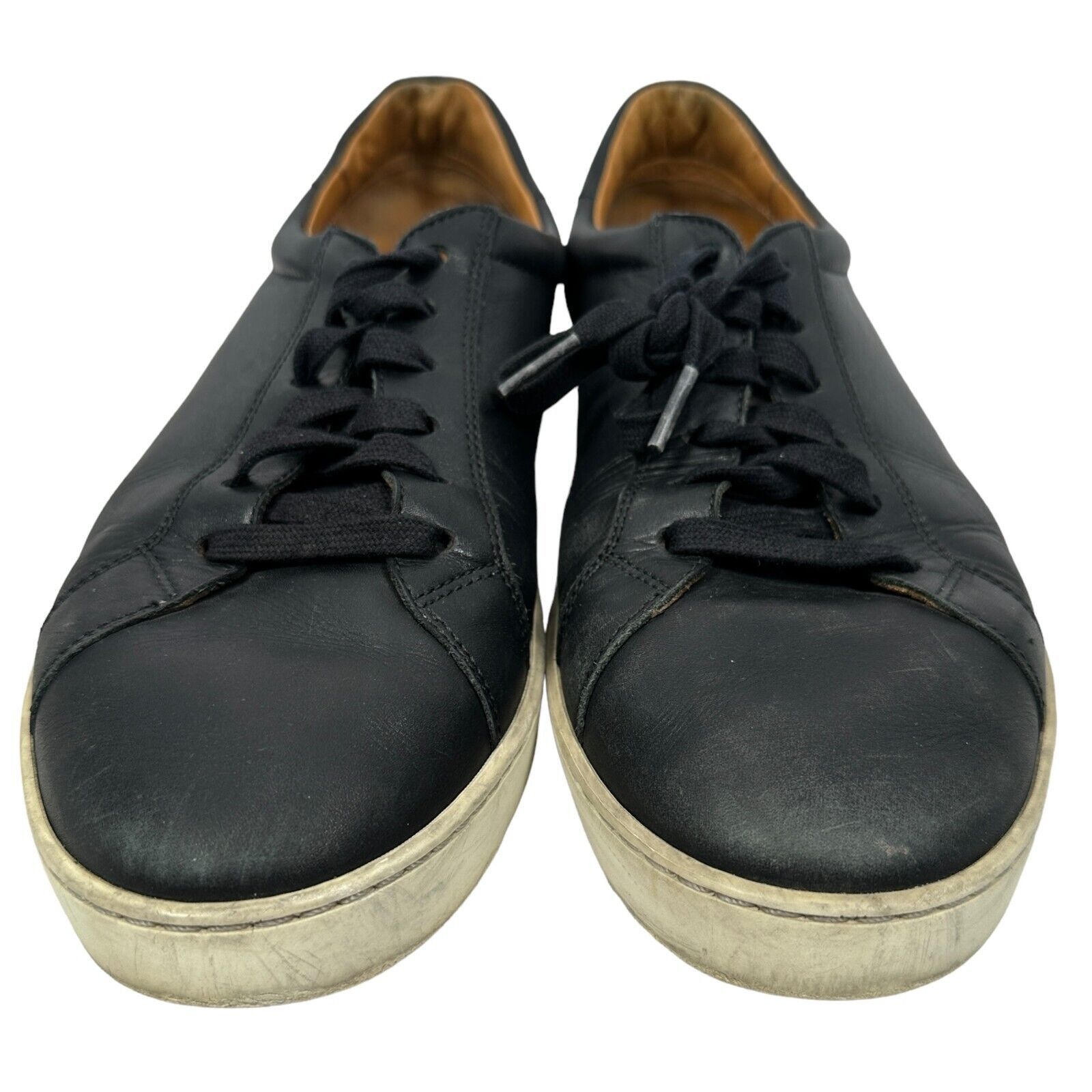 Magnanni Magnanni Costa Lo Leather Sneakers Shoes Men’s US 10.5 Black Size US 10.5 / EU 43-44 - 2 Thumbnail