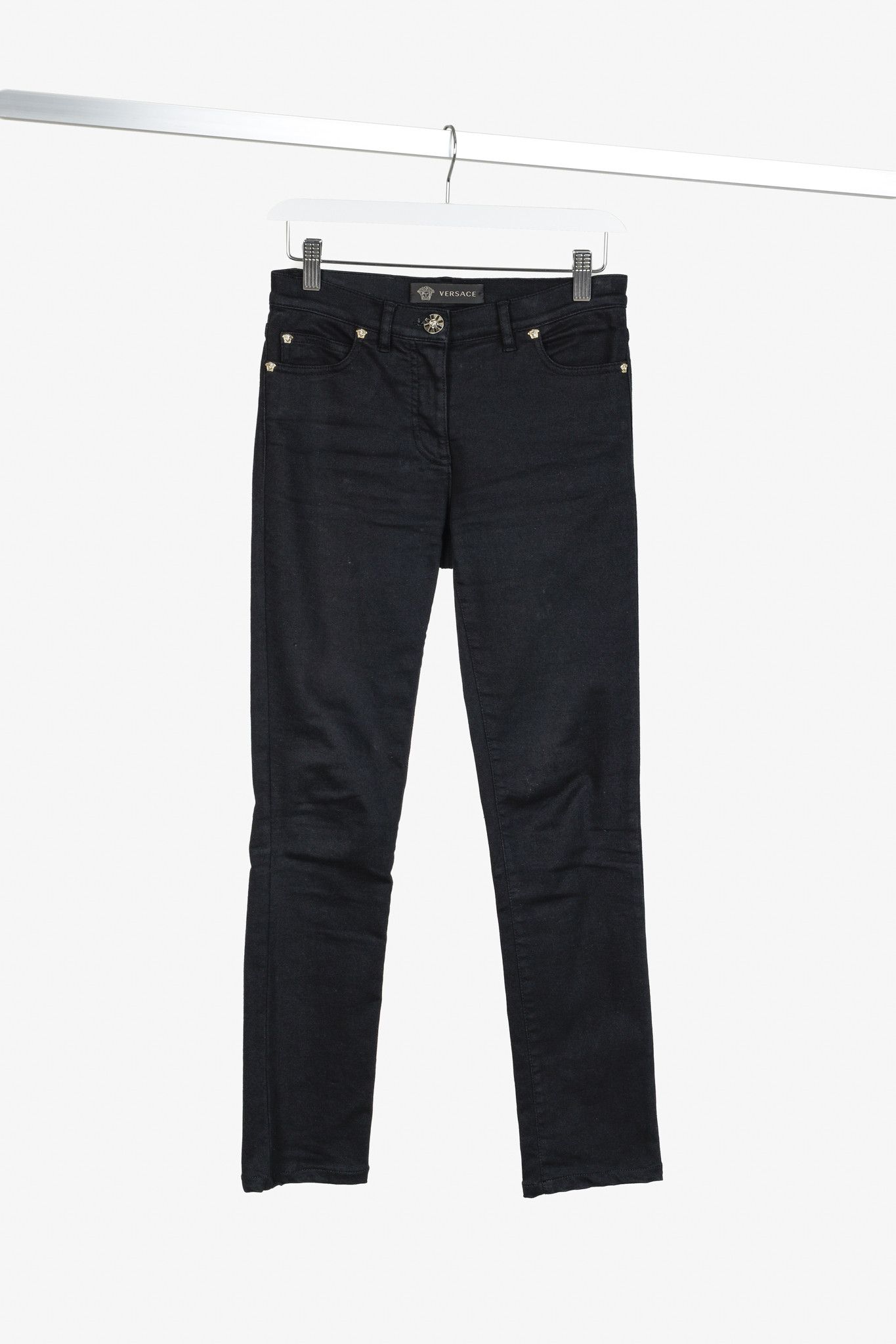 Versace Versace Black Diamond Medusa Jeans Size 30" / US 8 / IT 44 - 1 Thumbnail