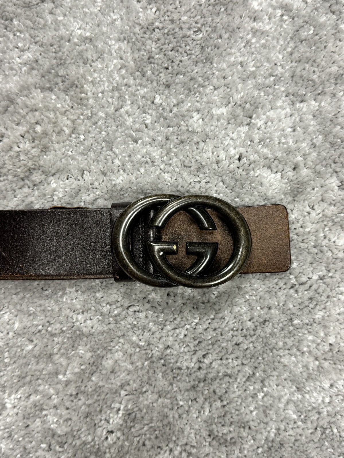 Gucci shops belt used mens