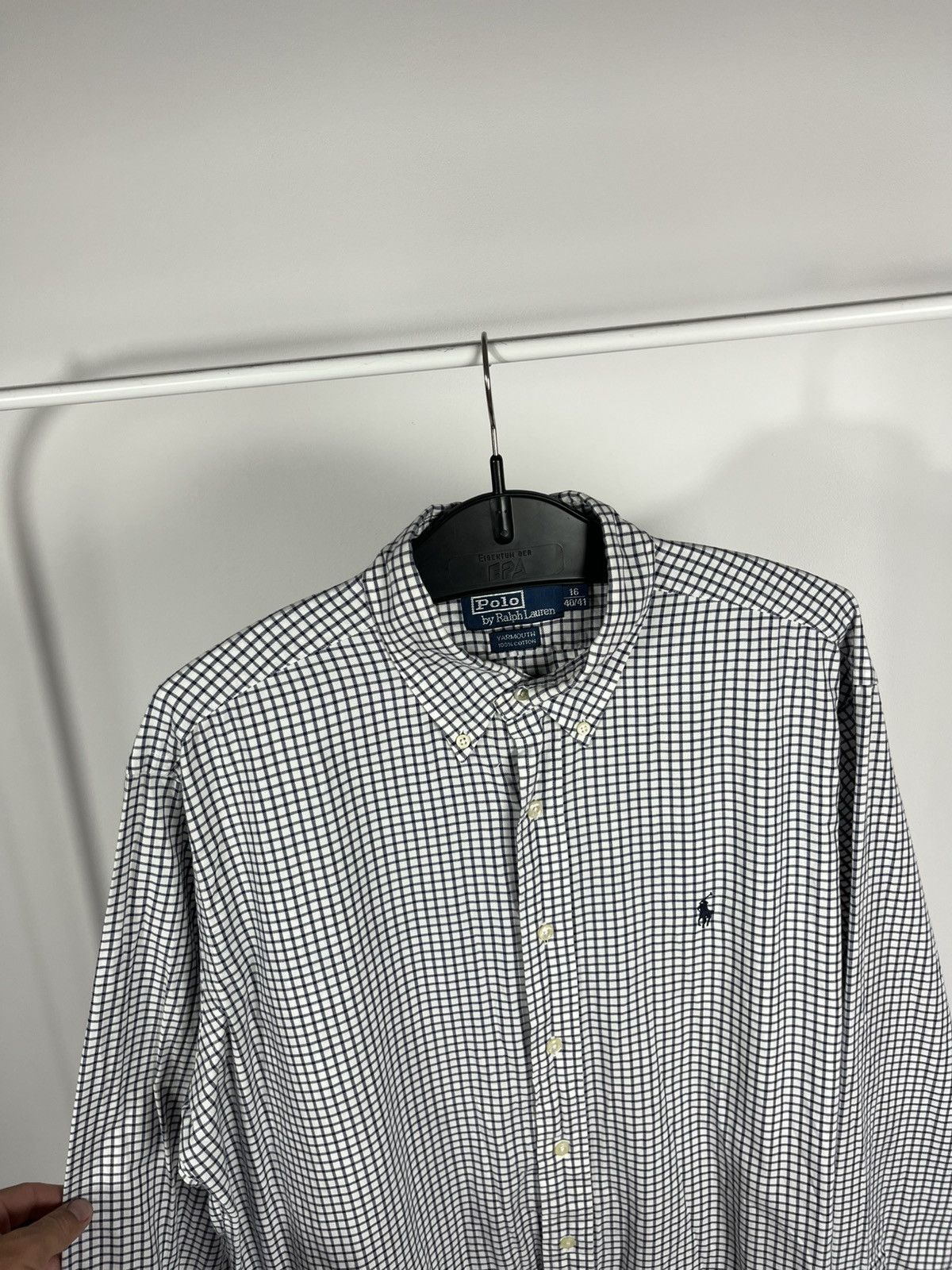 Polo Ralph Lauren Polo Ralph Lauren Checked Shirt Yarmouth 16 40/41 Cotton Size US L / EU 52-54 / 3 - 6 Thumbnail