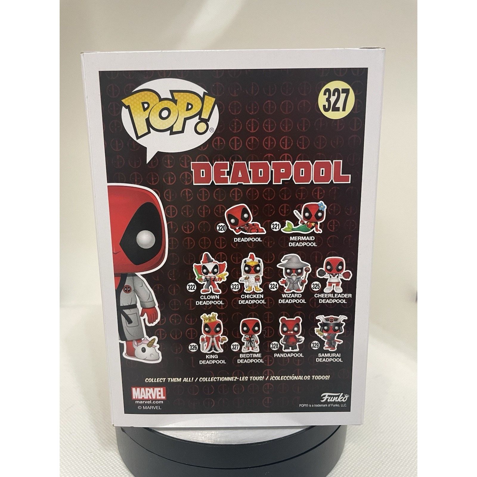 Marvel Comics Funko Pop! Bedtime Deadpool #327 With Pop Protector Size ONE SIZE - 5 Thumbnail