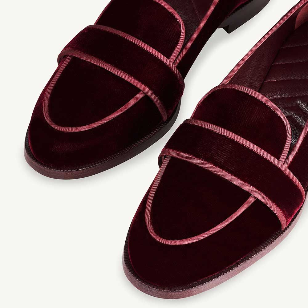 Aquazzura o1srvl11e1024 Loafer in Red Size US 10 / IT 40 - 4 Thumbnail