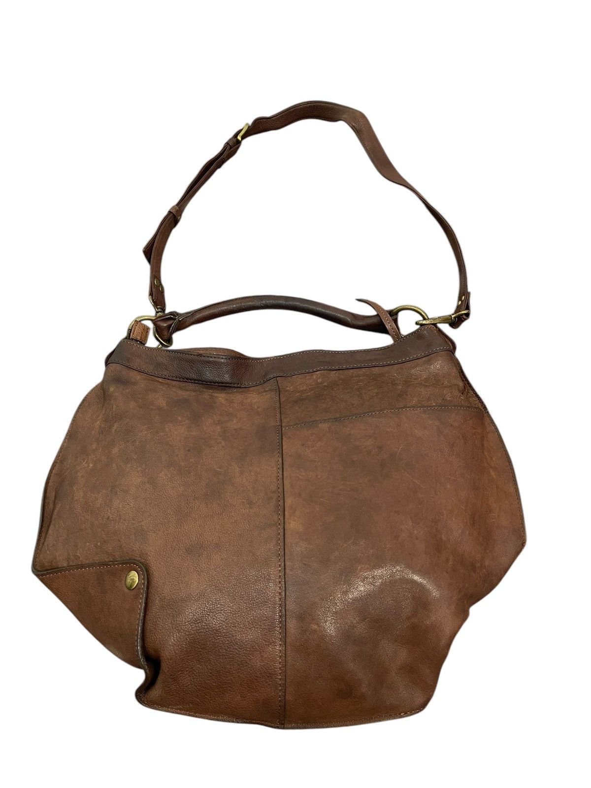 Leather Full Leather Patina Hungry Bum Shoulder Bag 1🟩7 Size ONE SIZE - 13 Thumbnail