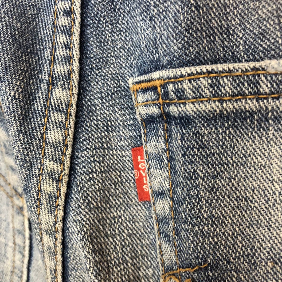 Levi's Levis Strauss & Co Blue vintage faded Jeans Pants #7311 Size US 33 - 19 Thumbnail