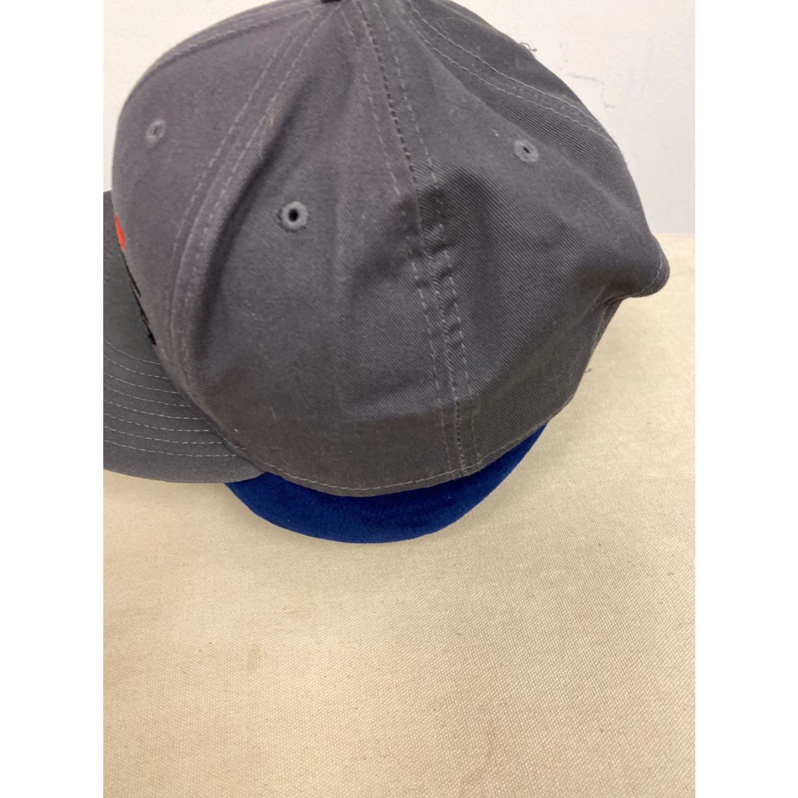 New Era New Era 950 Gray Hat Vented Racing Team Adjustable/ 193 Nylon Polyester Adjustable Men Size Gray Color Hair? Size ONE SIZE - 2 Thumbnail