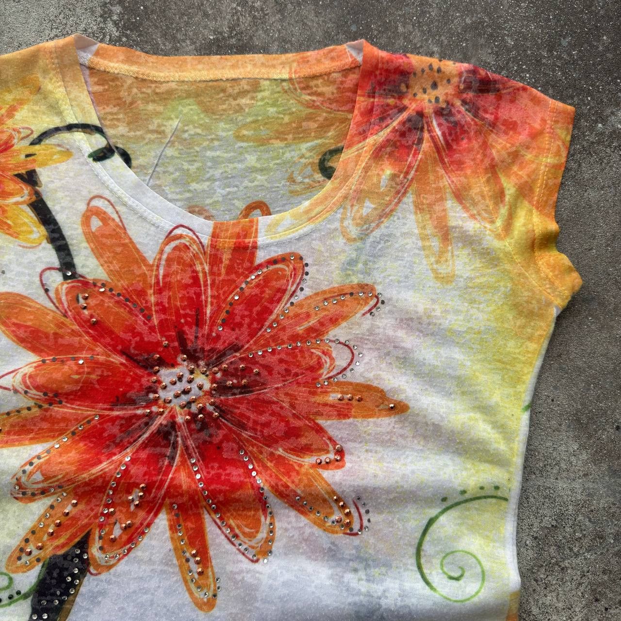 Hysteric Glamour × Japanese Brand × Vintage Amazing 2000's Aesthetic Y2K Vintage Floral T-Shirt Size M / US 6-8 / IT 42-44 - 3 Thumbnail