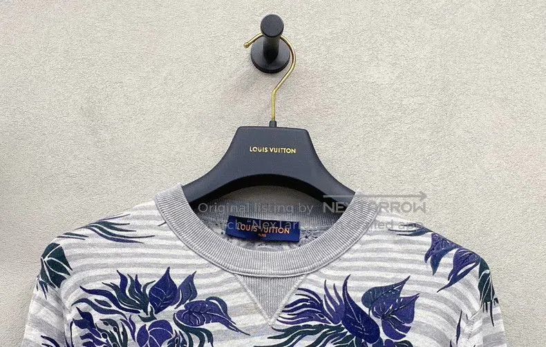 Louis Vuitton LV Gray Striped Knit Sweater S. Size US S / EU 44-46 / 1 - 4 Thumbnail