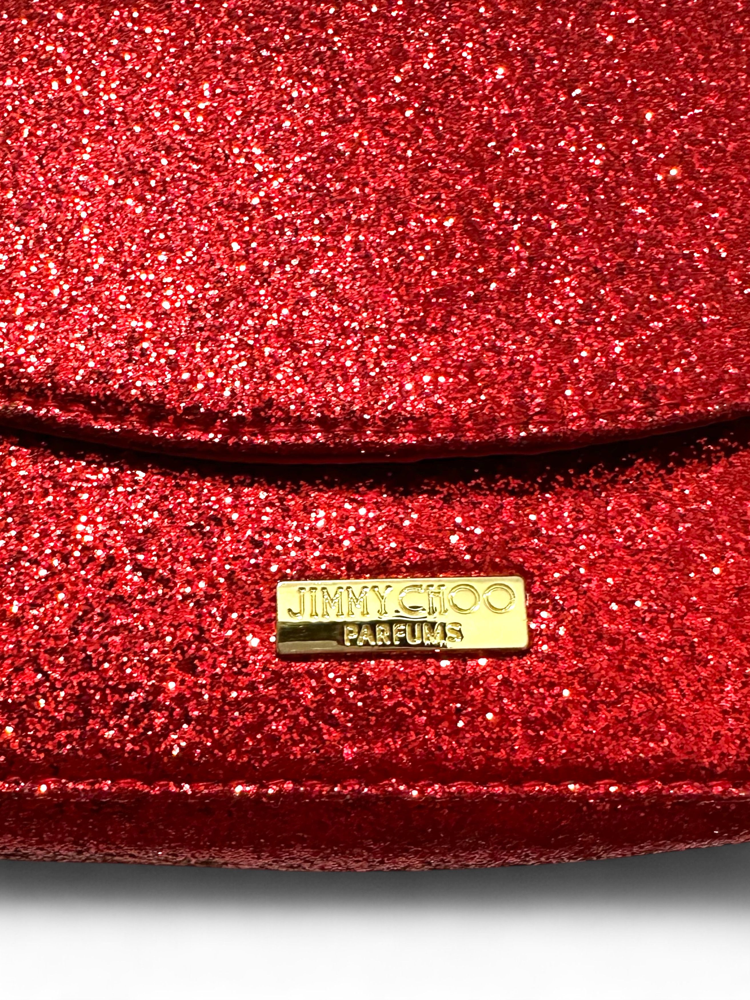 Jimmy Choo Jimmy Choo Glitter Red Clutch Bag Size ONE SIZE - 8 Thumbnail
