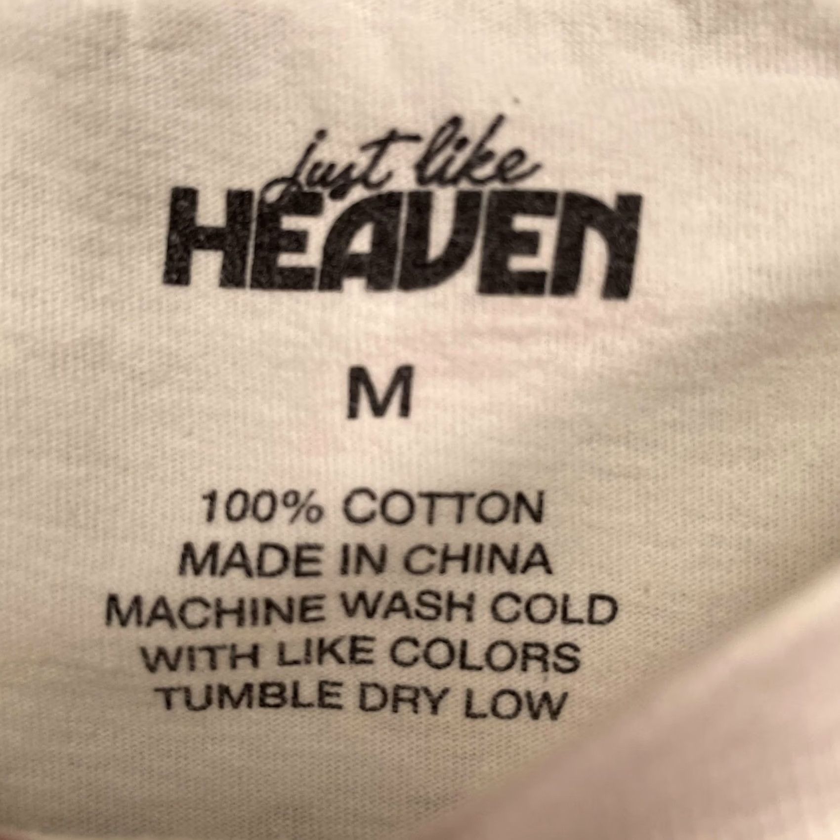 Vintage Just Like Heaven Shirt Mens Medium White 2023 Pasadena Lineup Festival Tee Size US M / EU 48-50 / 2 - 2 Thumbnail