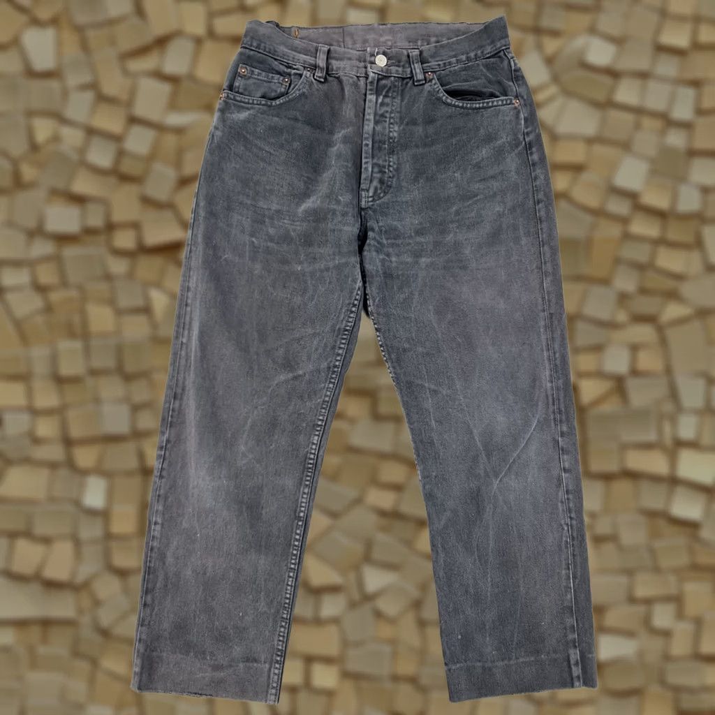 Levi's VINTAGE Levi's 501 Jeans Grey W30 L26 Regular Straight Button Fly Denim 90s Made in USA Mens Size US 30 / EU 46 - 1 Thumbnail