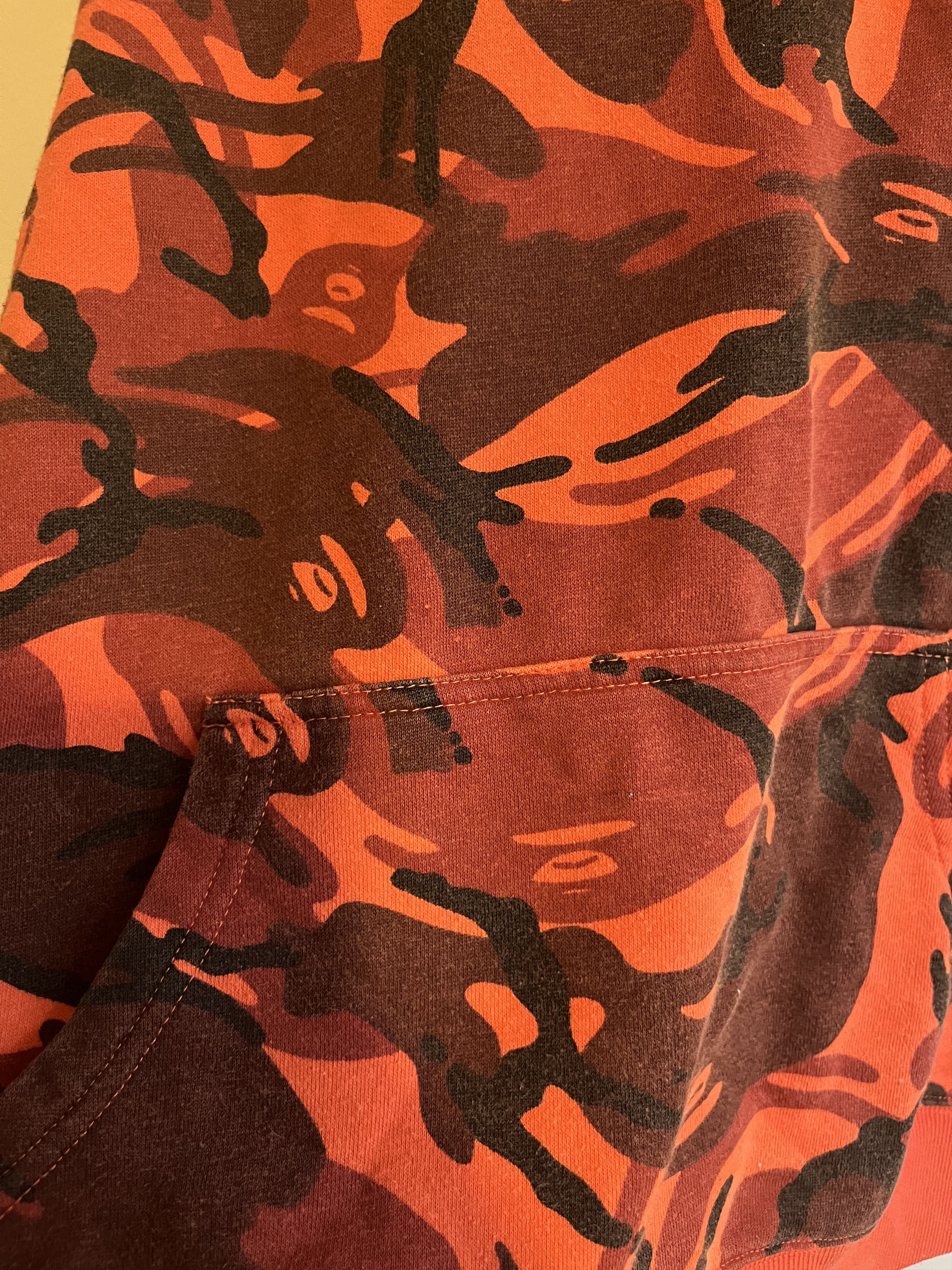 Aape Appe x champion collab camo orange sweatshirt Size US M / EU 48-50 / 2 - 4 Thumbnail