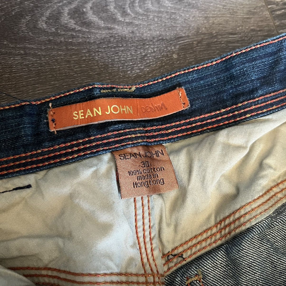 Sean John × Vintage Vintage 2000s Sean John Baggy Straight Denim Jeans 30x30 Y2K Size US 30 / EU 46 - 10 Thumbnail