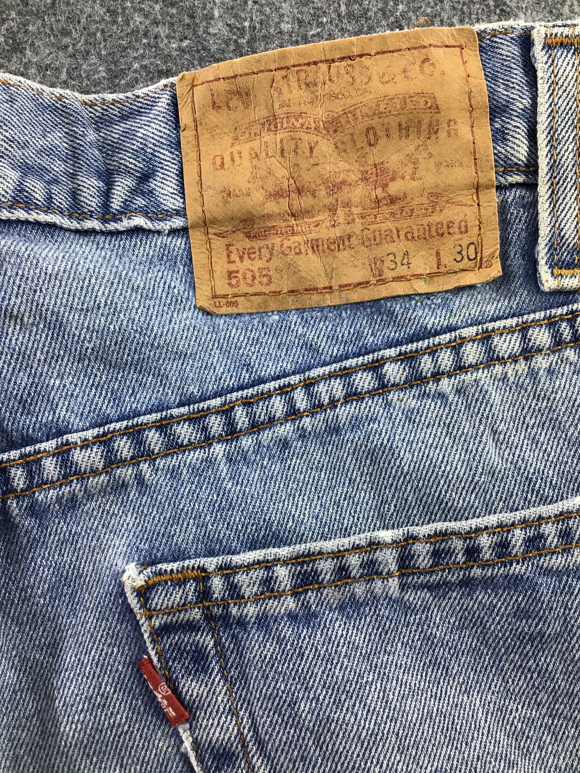 Levi's Vintage Levis 505 Jeans-J740 Size US 34 / EU 50 - 5 Thumbnail