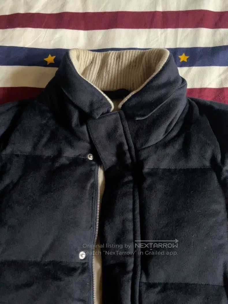 Loro Piana Loro Piana Navy blue cashmere down vest Size US XL / EU 56 / 4 - 2 Thumbnail