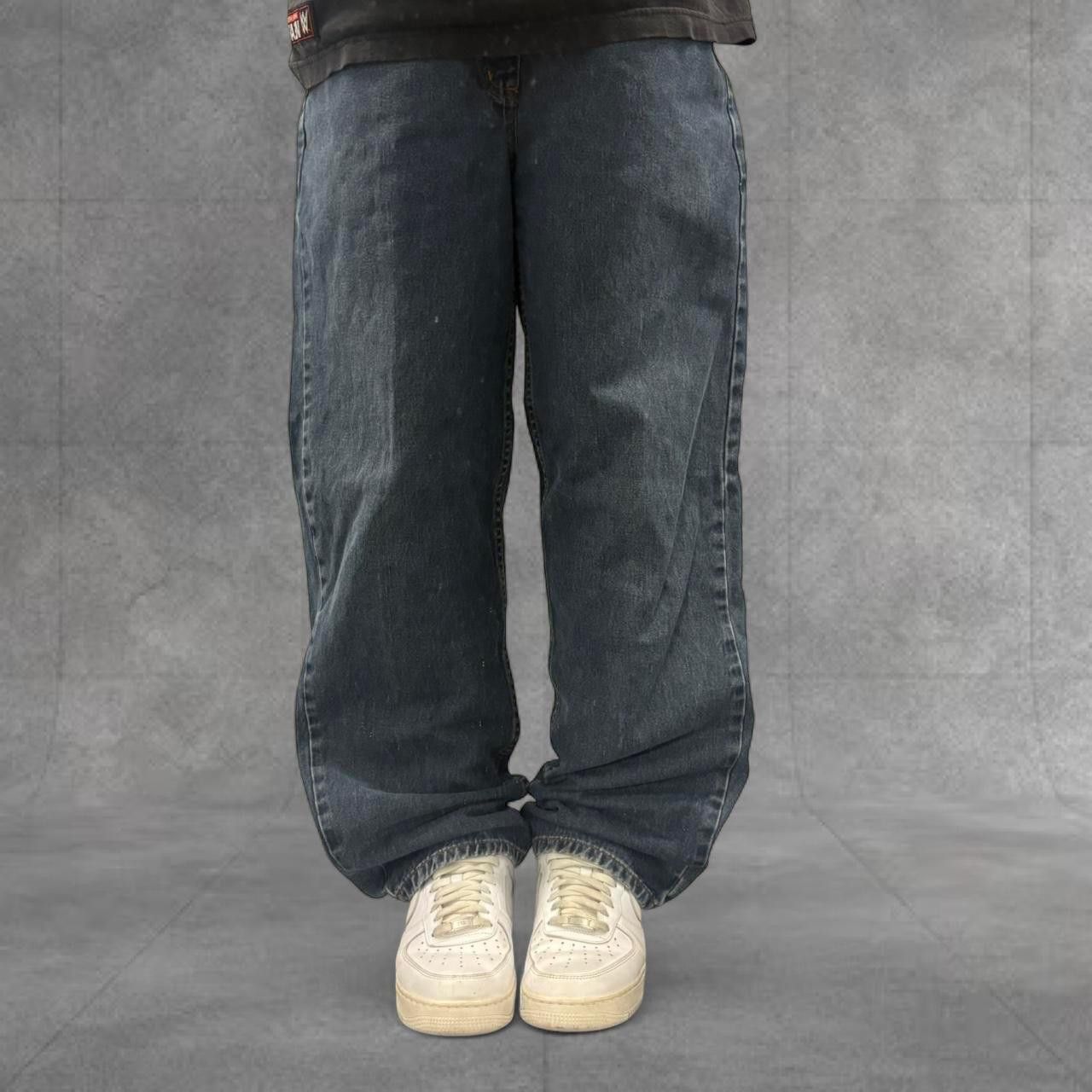 Vintage Crazy Vintage Y2K 2000s Grunge Baggy Skater Style Streetwear Dark Wash Denim Jeans! Size US 36 / EU 52 - 1 Thumbnail