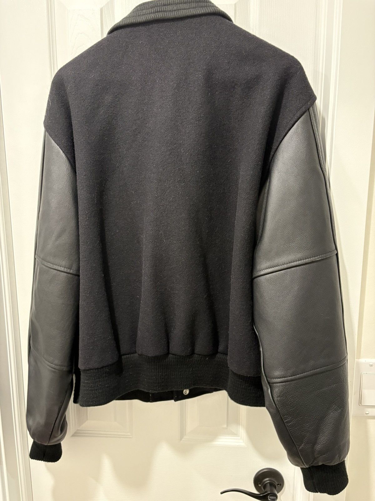 Vintage Hitachi cameras, wool leather bomber jacket