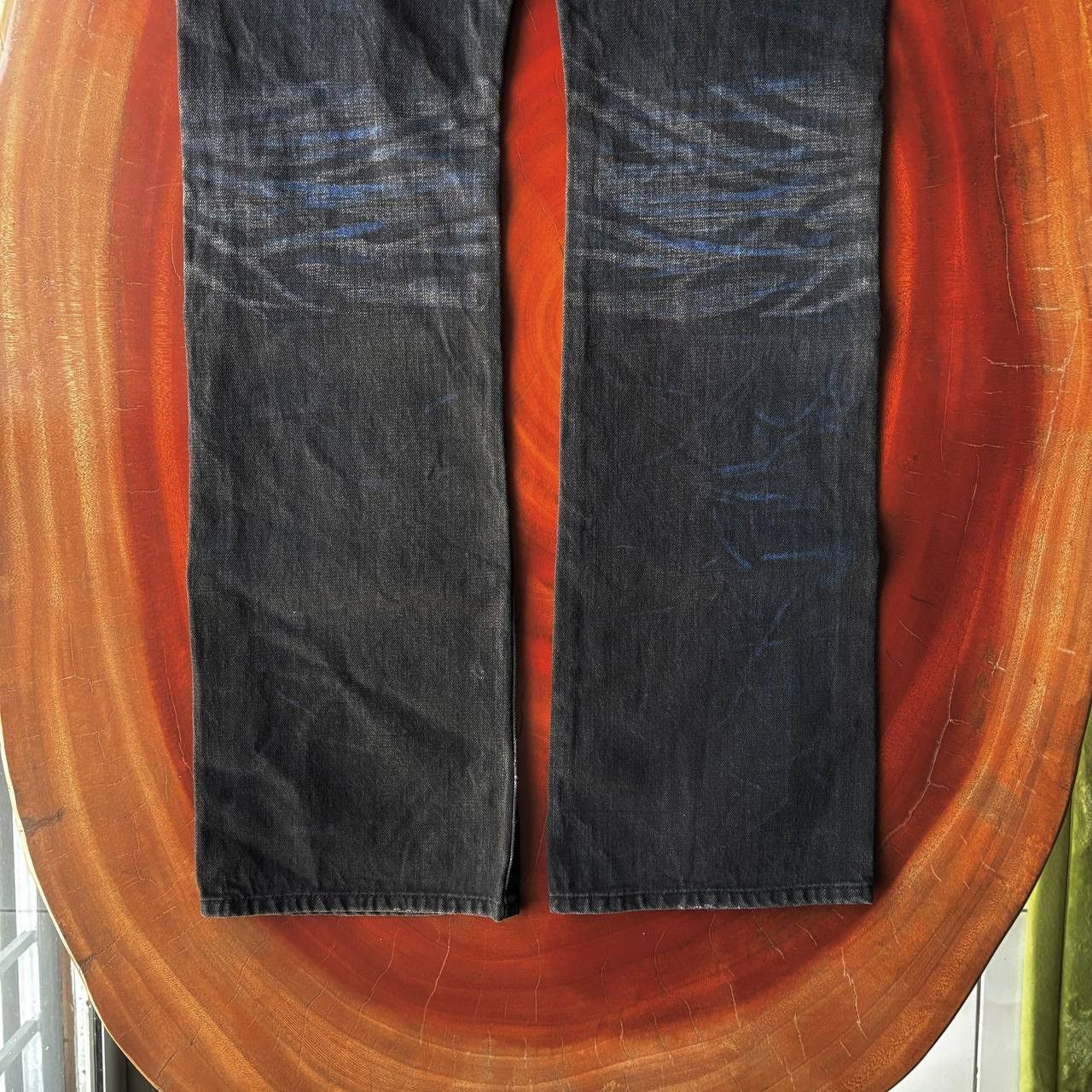 semanticdesign Semantic Design Acid Wash Bleach Flared Black Jeans Pants Size US 32 / EU 48 - 6 Thumbnail