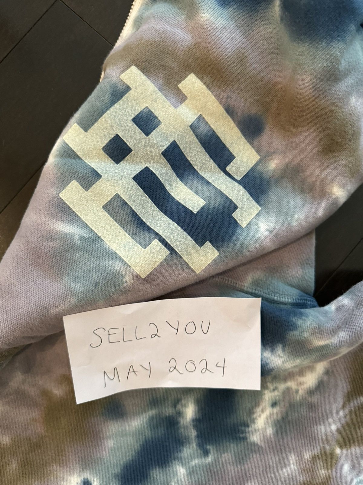 Eric Emanuel Eric Emanuel Tie Dye Full Zip Up Hoodie Size US L / EU 52-54 / 3 - 8 Thumbnail