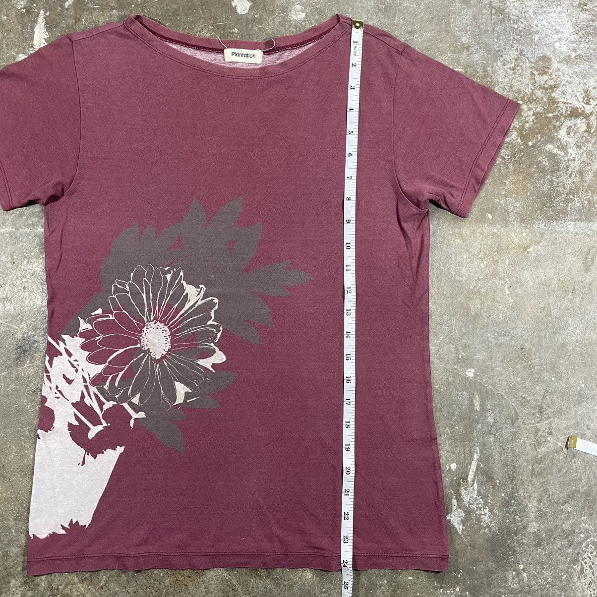 Issey Miyake Plantation Flower Tshirt Ladies Size S / US 4 / IT 40 - 9 Thumbnail