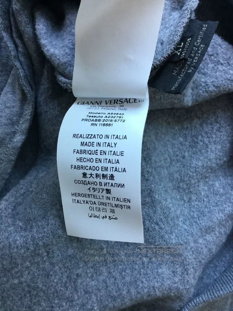 Versace Versace Men's Medusa patchwork hoodie Size US XL / EU 56 / 4 - 5 Thumbnail