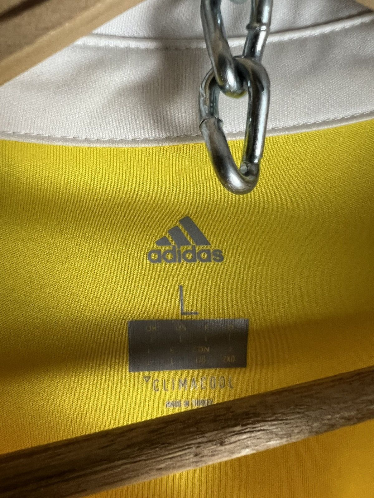 Adidas Adidas 2017 FC Fenerbahce Away Soccer Jersey Football Shirt Size US L / EU 52-54 / 3 - 4 Thumbnail