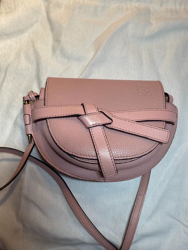 Loewe loewe Minigate leather pink bag 2503-Nextarrow Size ONE SIZE - 1 Thumbnail