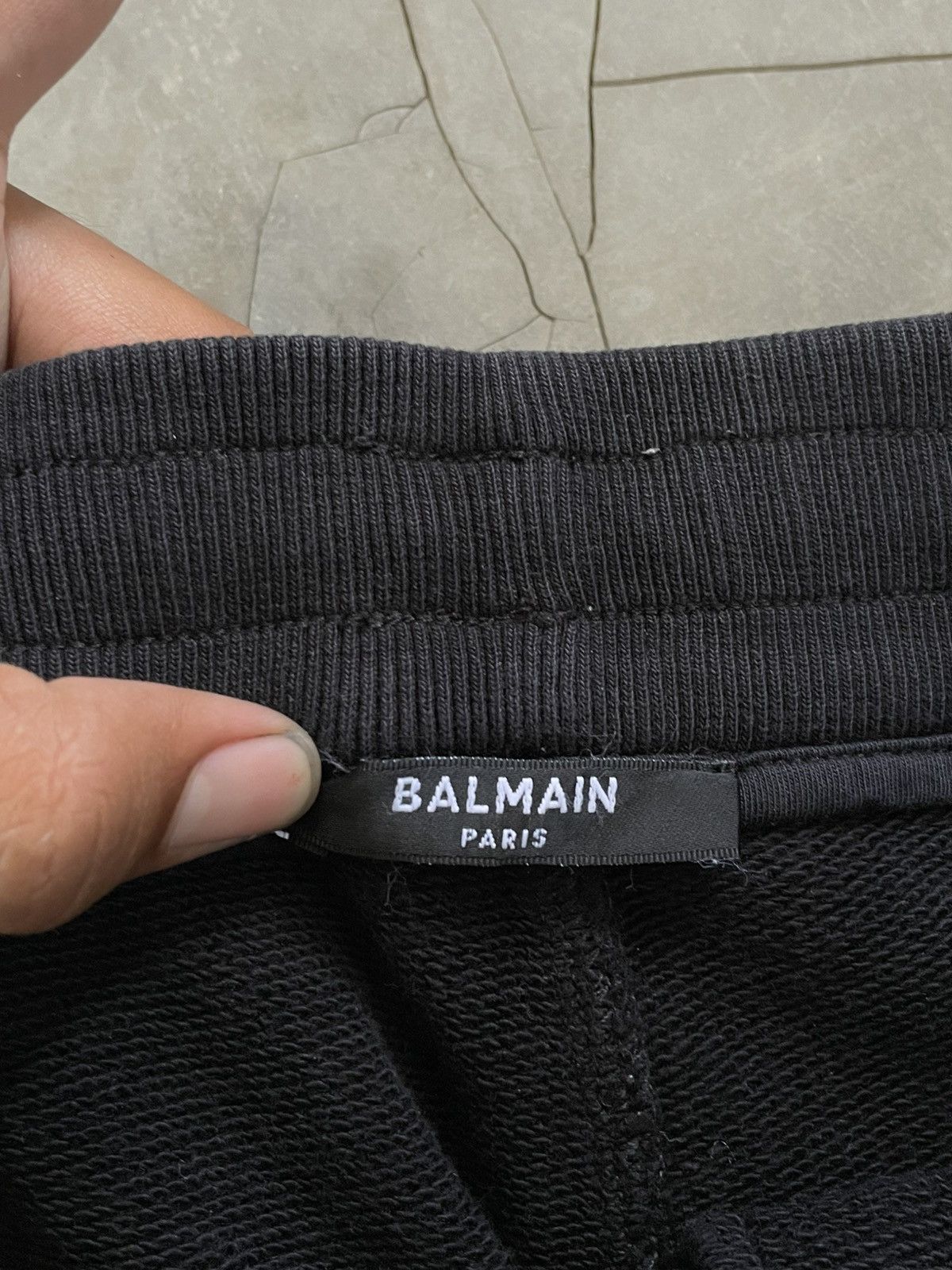 Balmain Balmain Biker Embossed Sweatpants Black Size US 30 / EU 46 - 11 Thumbnail