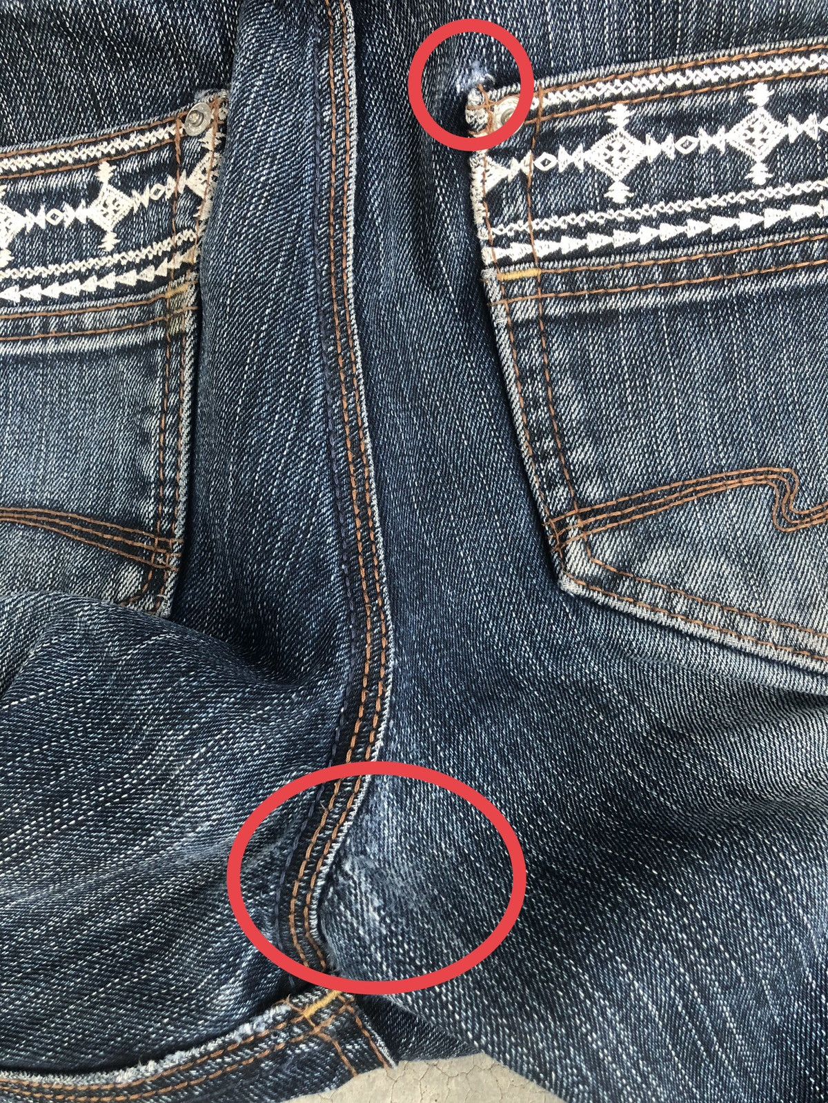 If Six Was Nine Hideway Nicole Flared Jeans Navajo Style Size US 32 / EU 48 - 19 Thumbnail