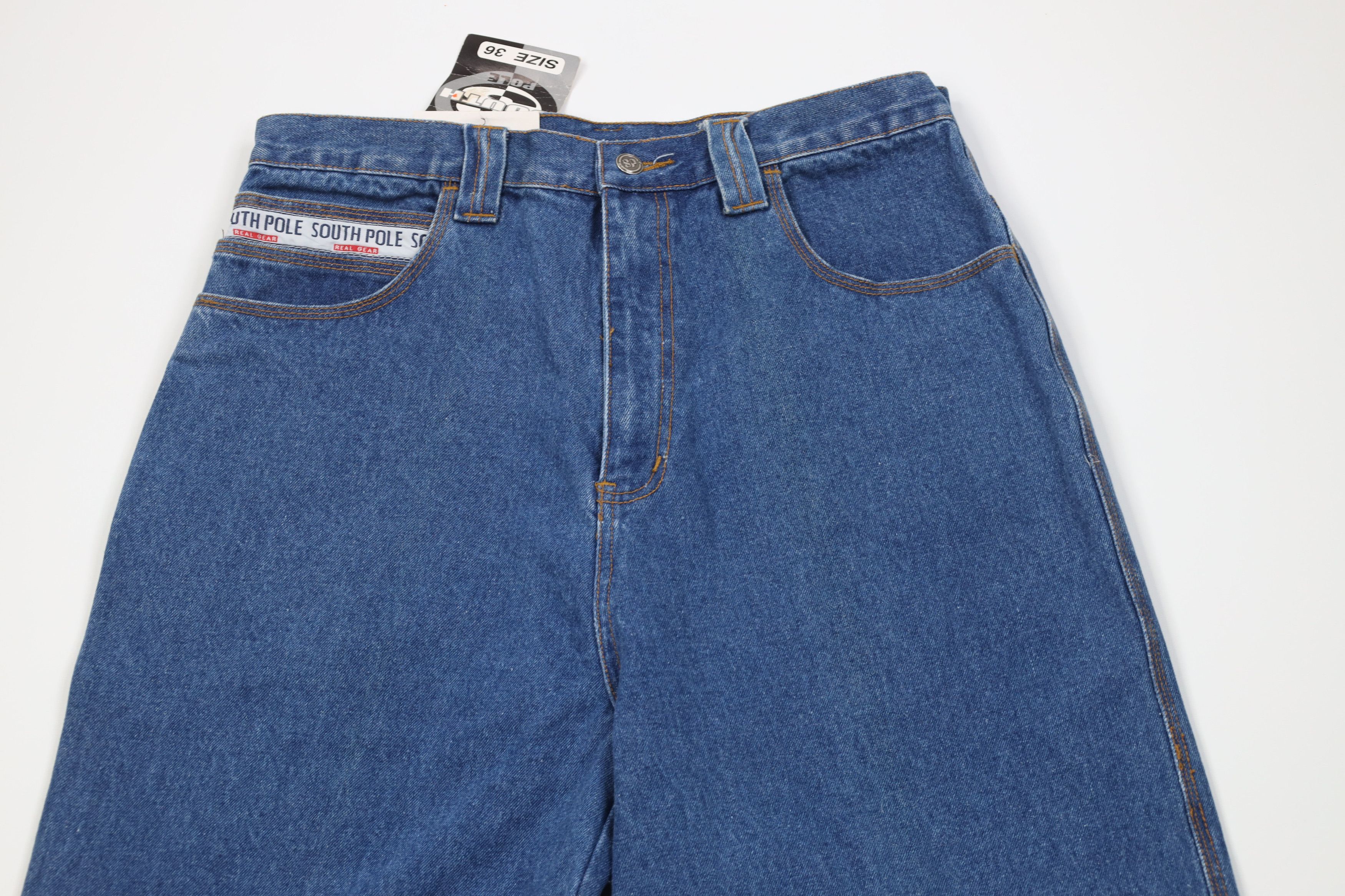 Southpole Deadstock Vintage 90s Y2K Southpole Fit Wide Leg Denim Jeans Size US 36 / EU 52 - 2 Thumbnail