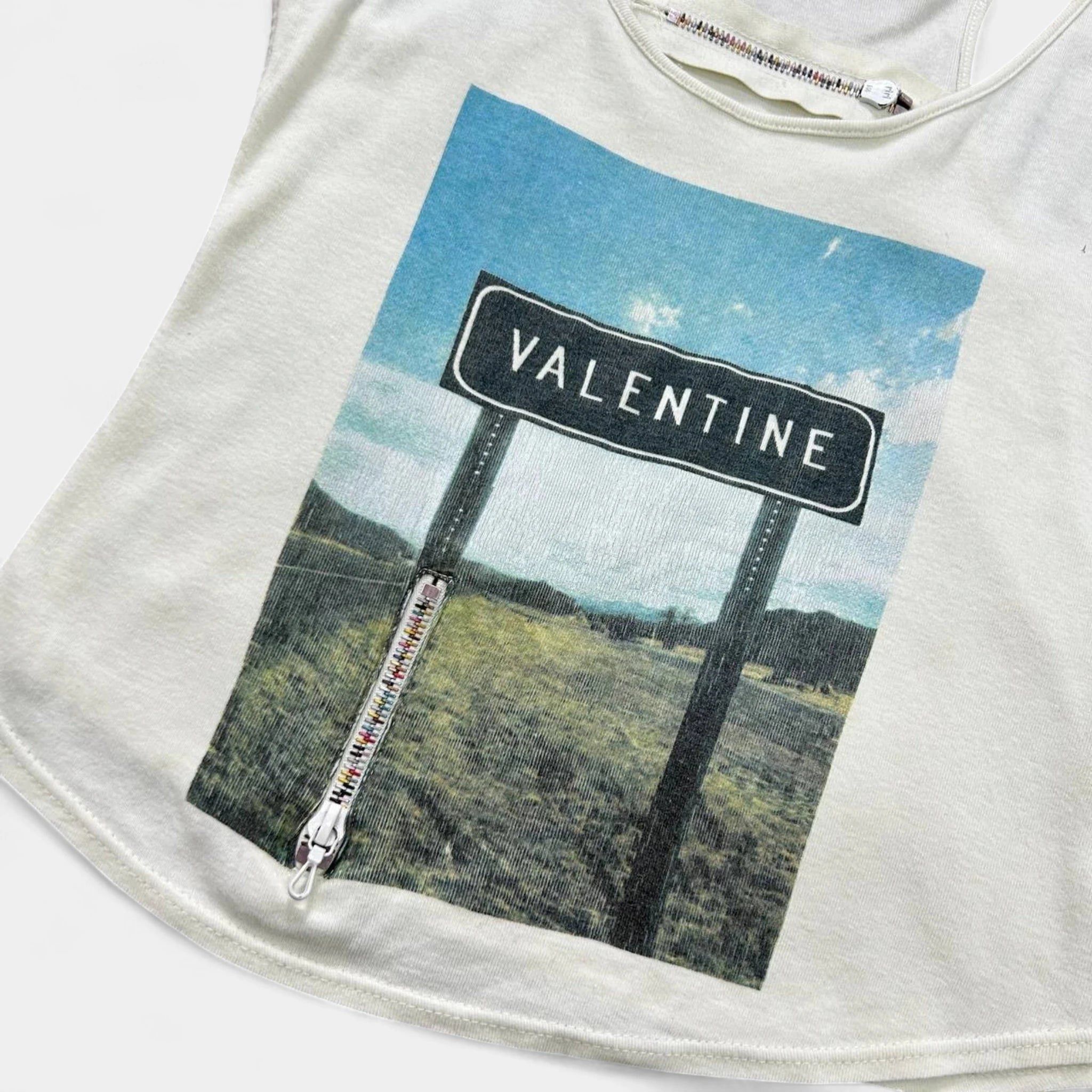 Chloe Chloé SS01 by Stella McCartney "Valentine" Zipper Tank Top Size S / US 4 / IT 40 - 2 Thumbnail