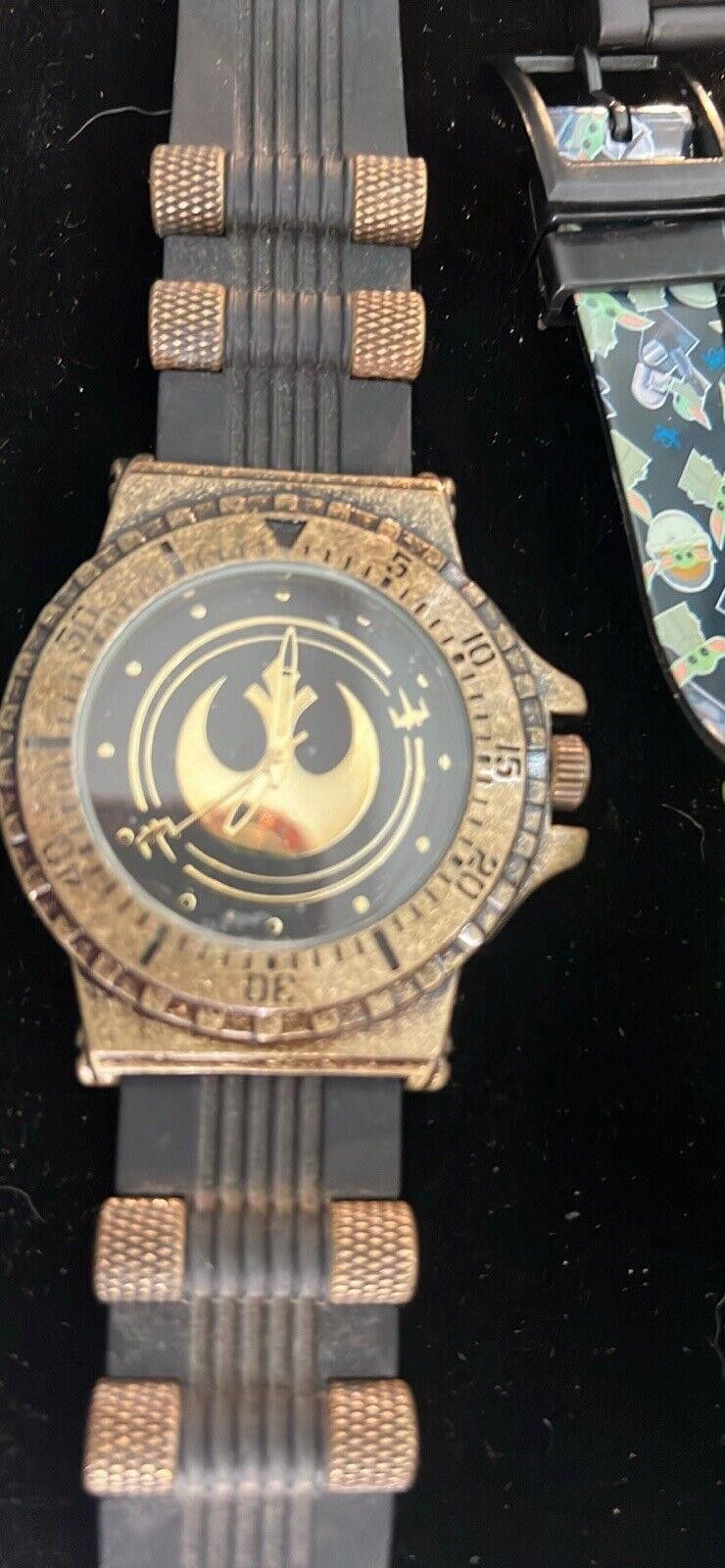 Designer 6 Star Wars Watches Lot Size ONE SIZE - 2 Thumbnail