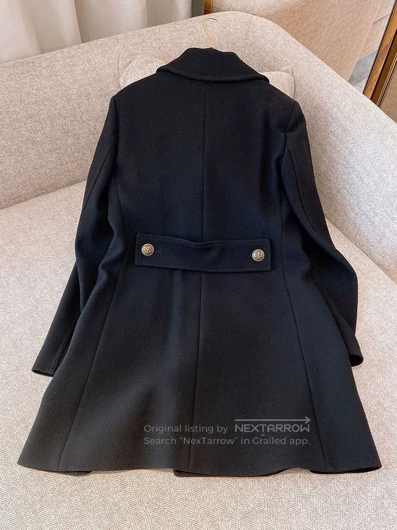 Saint Laurent Paris Saint Laurent Paris Navy anchor gold button coat Size XS / US 0-2 / IT 36-38 - 2 Thumbnail