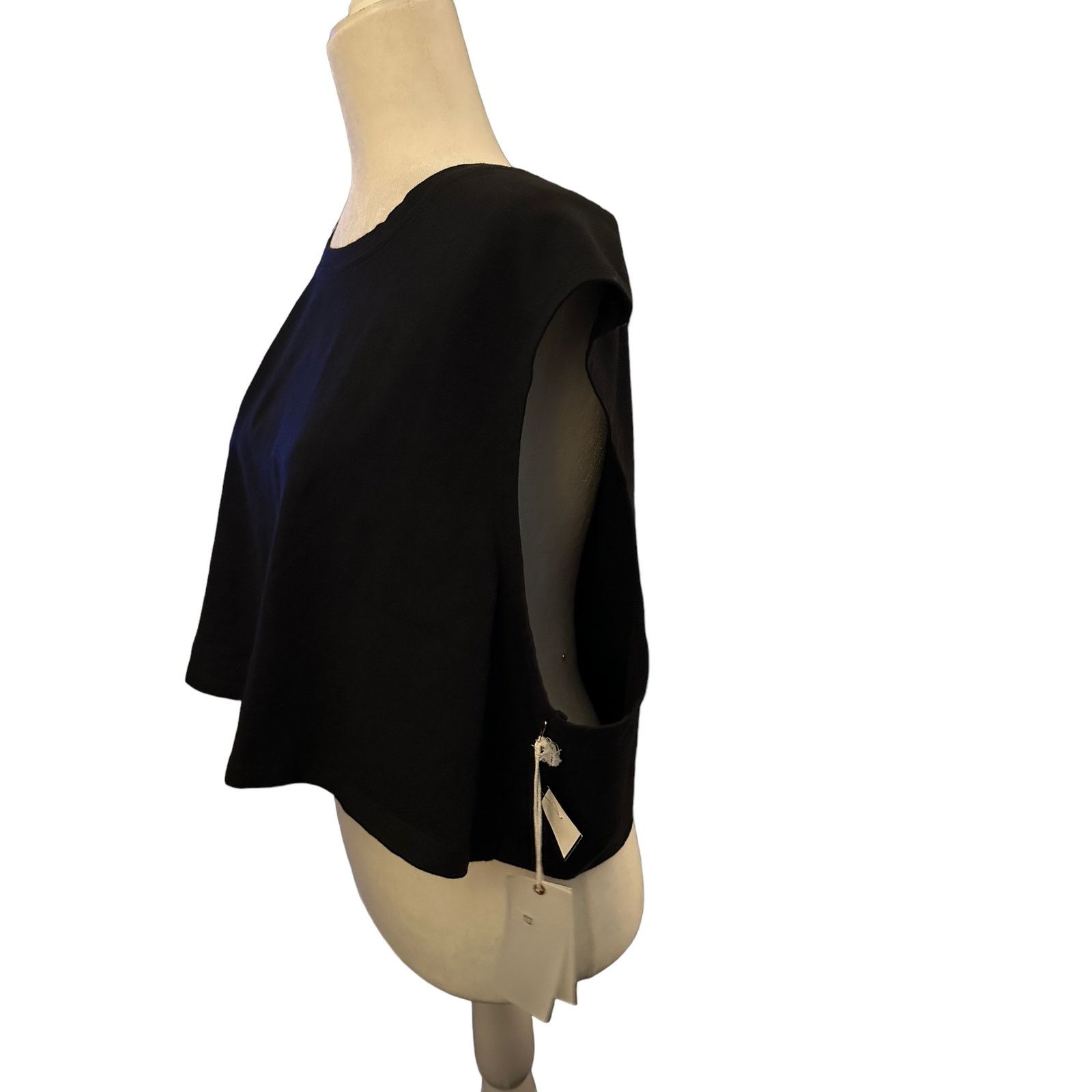 Good American Good American Black Crop Top, Plus Size 2XL, NWT Size XXL / US 16-18 / IT 52-54 - 2 Thumbnail