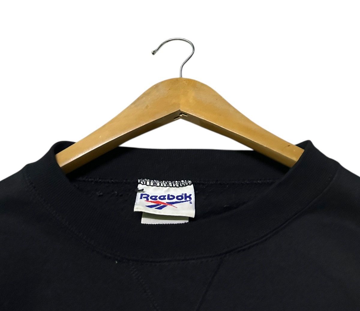 Reebok Vintage 90s Reebok crewned pullover sweatshirt in black Size US XL / EU 56 / 4 - 3 Thumbnail