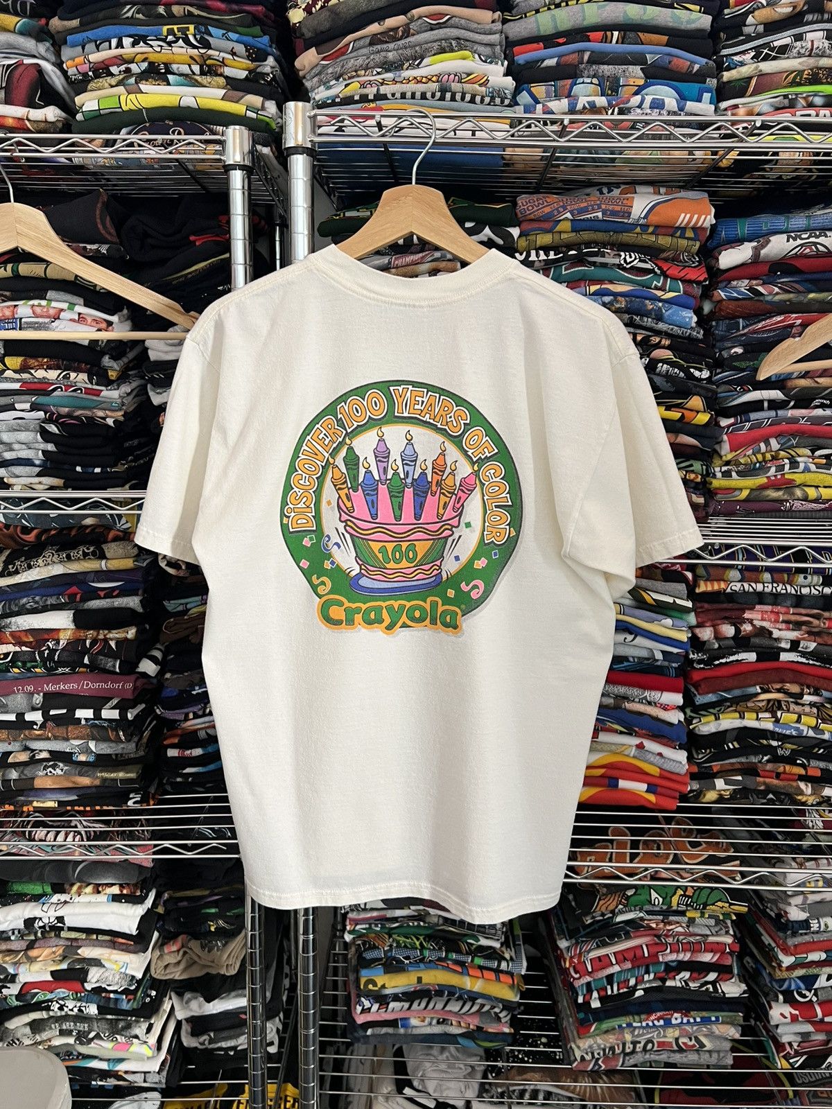 Gildan 2003 Crayola 100th Anniversary Still Rocks Promo Tee Size US M / EU 48-50 / 2 - 1 Thumbnail