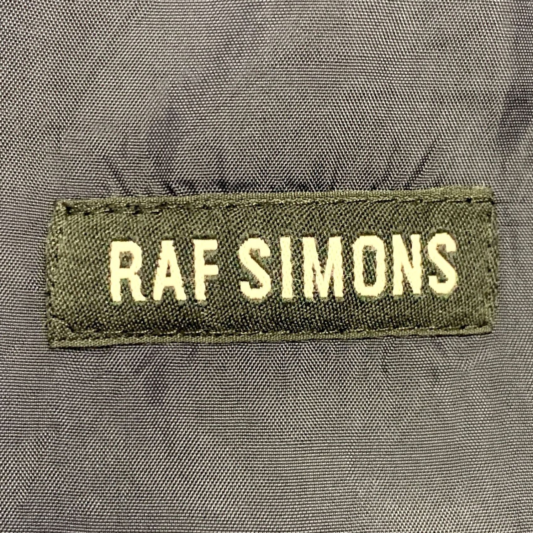Raf Simons RAF SIMONS Size 42 Regular Navy Cotton Notch Lapel Sport Coat Size US XS / EU 42 / 0 - 5 Thumbnail