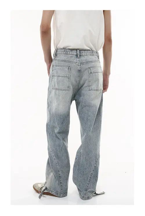 Other Vintage simple style distressed washed loose jeans Size US 32 / EU 48 - 4 Thumbnail