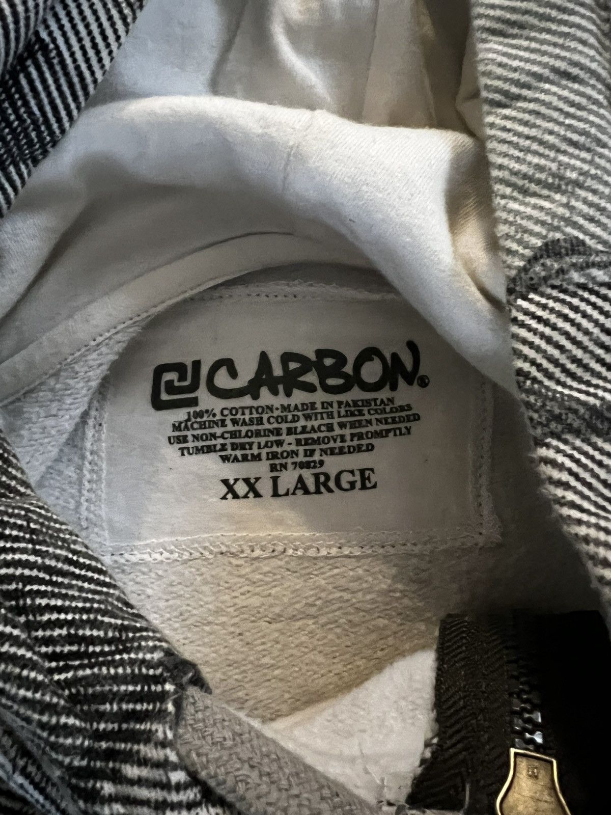 Carbon Y2K Carbon Zip up Size US XXL / EU 58 / 5 - 3 Thumbnail