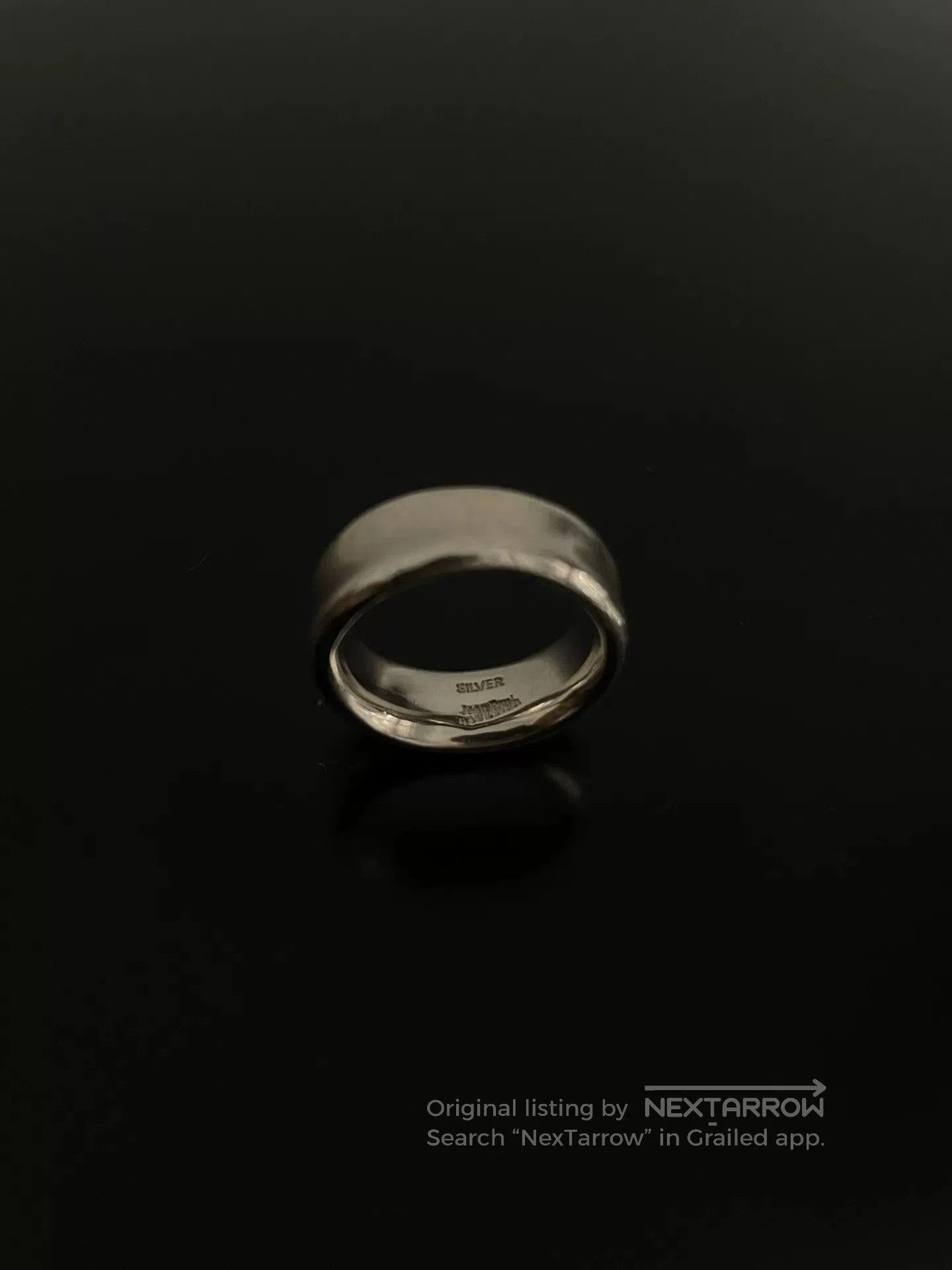 Jean Paul Gaultier Jean Paul Gaultier Minimalist Silver Ring. Size ONE SIZE - 6 Thumbnail