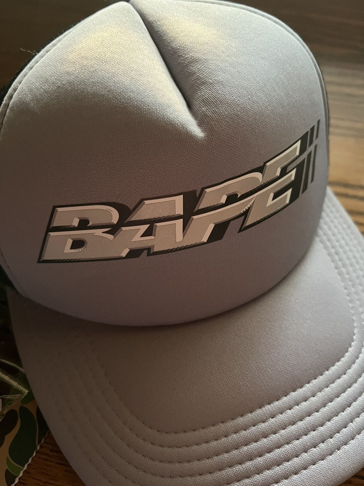 Bape Bape Racing Reflective Trucker Hat Size ONE SIZE - 2 Thumbnail