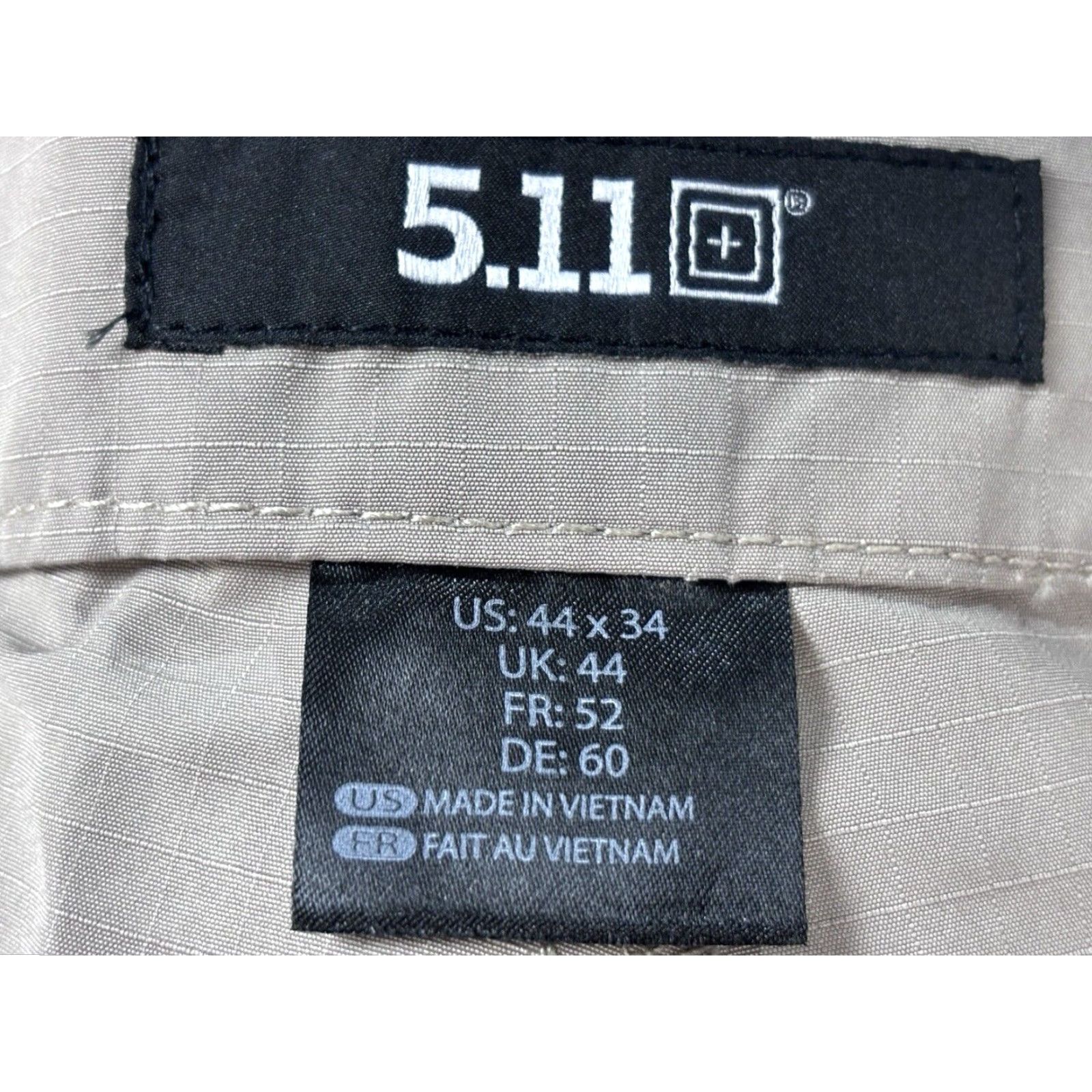 Vintage 5.11 Tactical Men's Fast Tac Urban pants 44x34 Ripstop Beige 5 Pocket Size US 44 / EU 60 - 6 Thumbnail