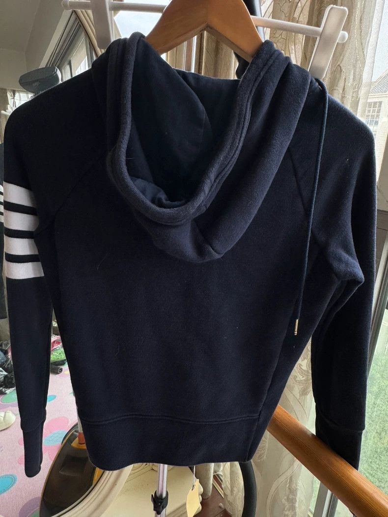 Thom Browne Thom Browne Blue hoodie Size XS / US 0-2 / IT 36-38 - 2 Thumbnail