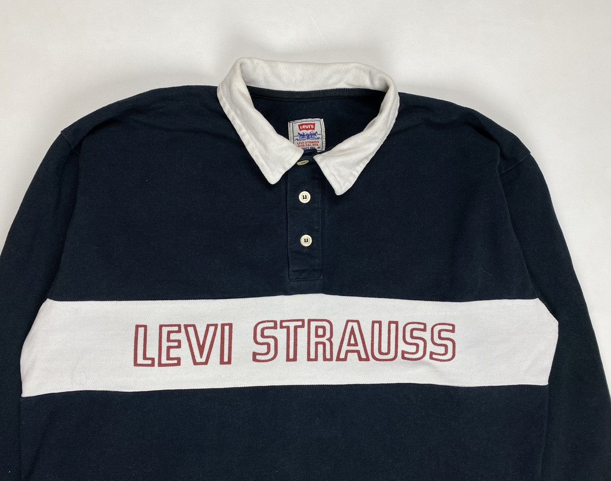 Levi's Levi's Rugby Shirt Big Logo Distressed Size US M / EU 48-50 / 2 - 3 Thumbnail