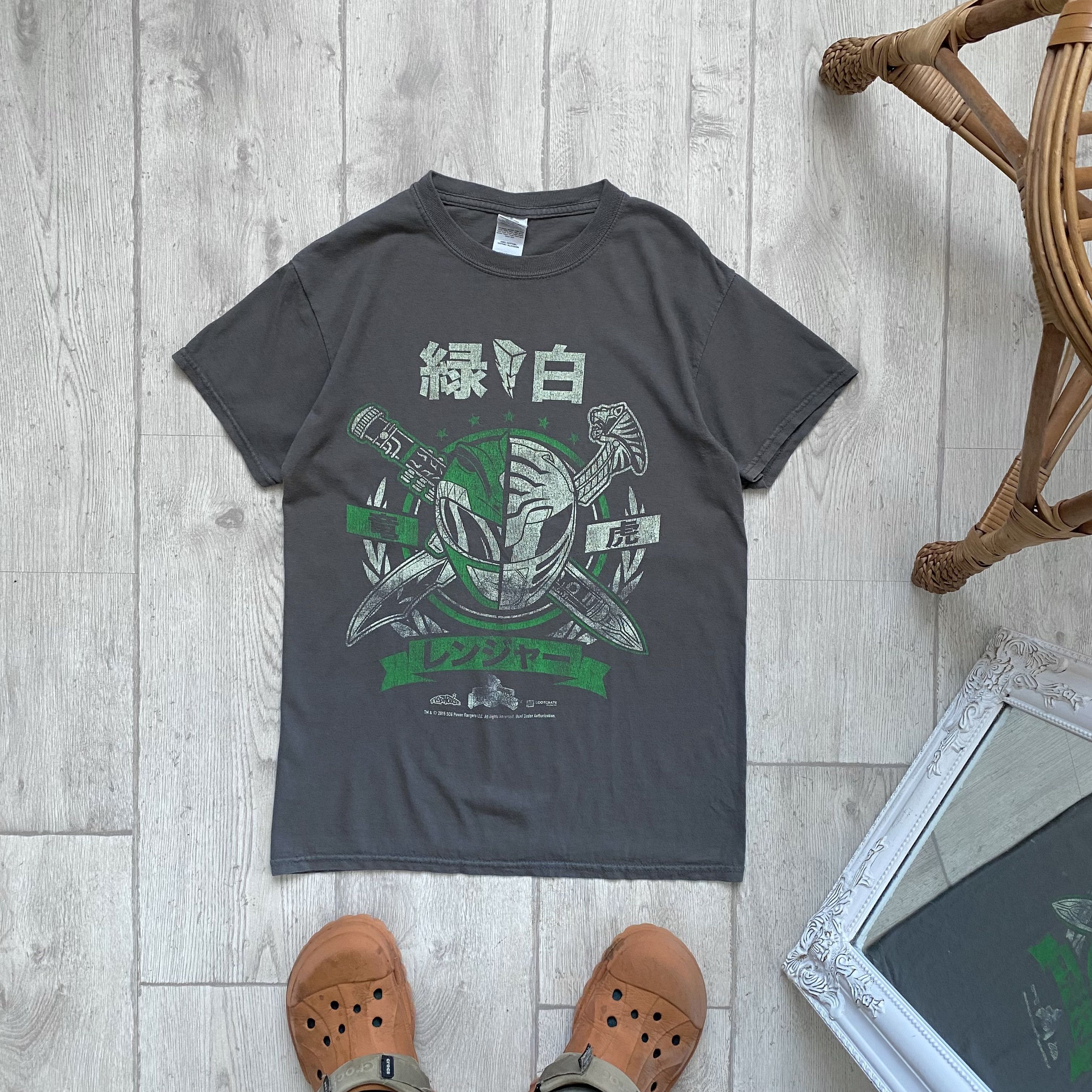 Gildan 🔥 Movie Vintage Power Rangers tee Japanese Marvel DC comics Size US S / EU 44-46 / 1 - 1 Thumbnail