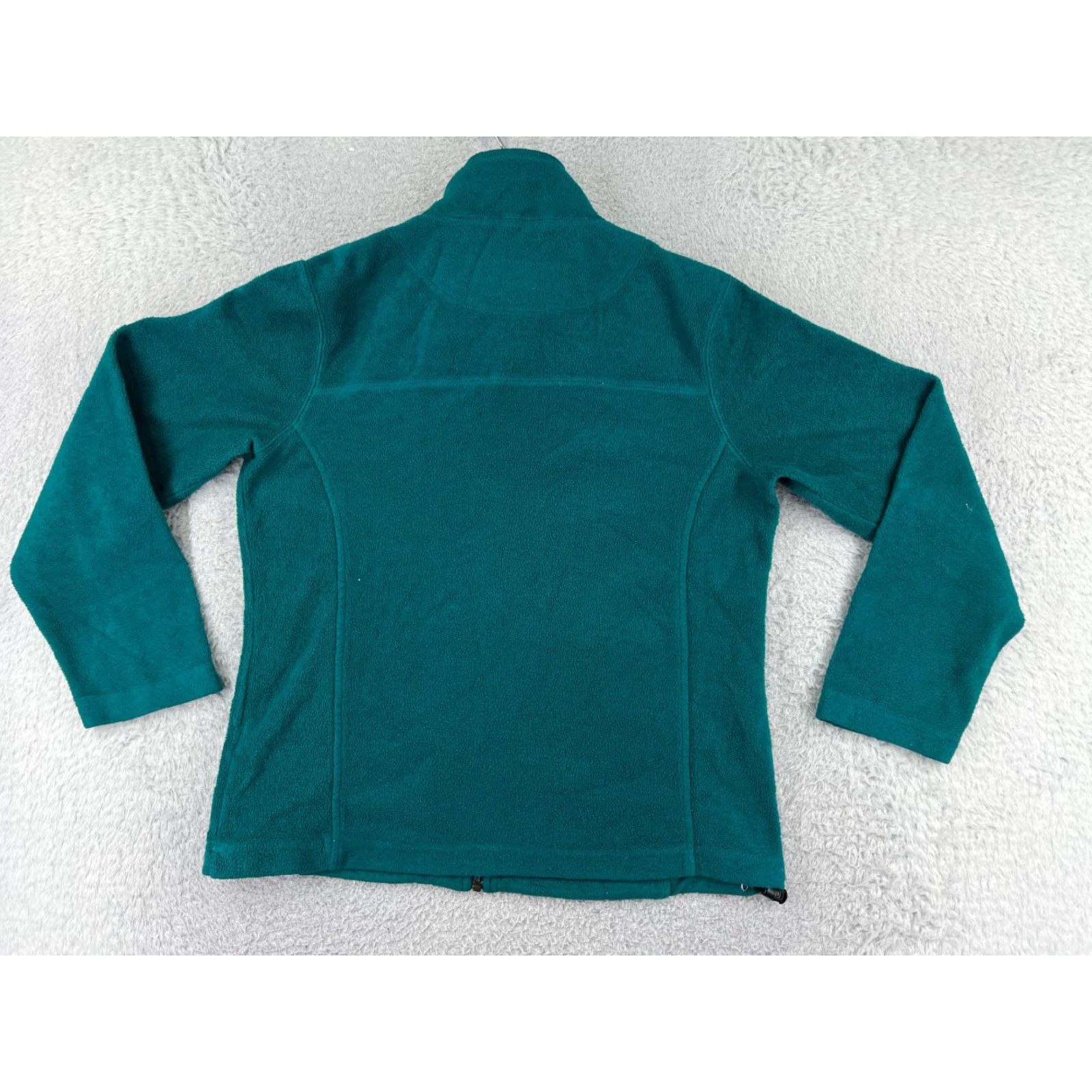 Vintage Cabela's Jacket Womens Small Teal Fleece Mock Neck Cozy Pockets Polyester Size S / US 4 / IT 40 - 2 Thumbnail