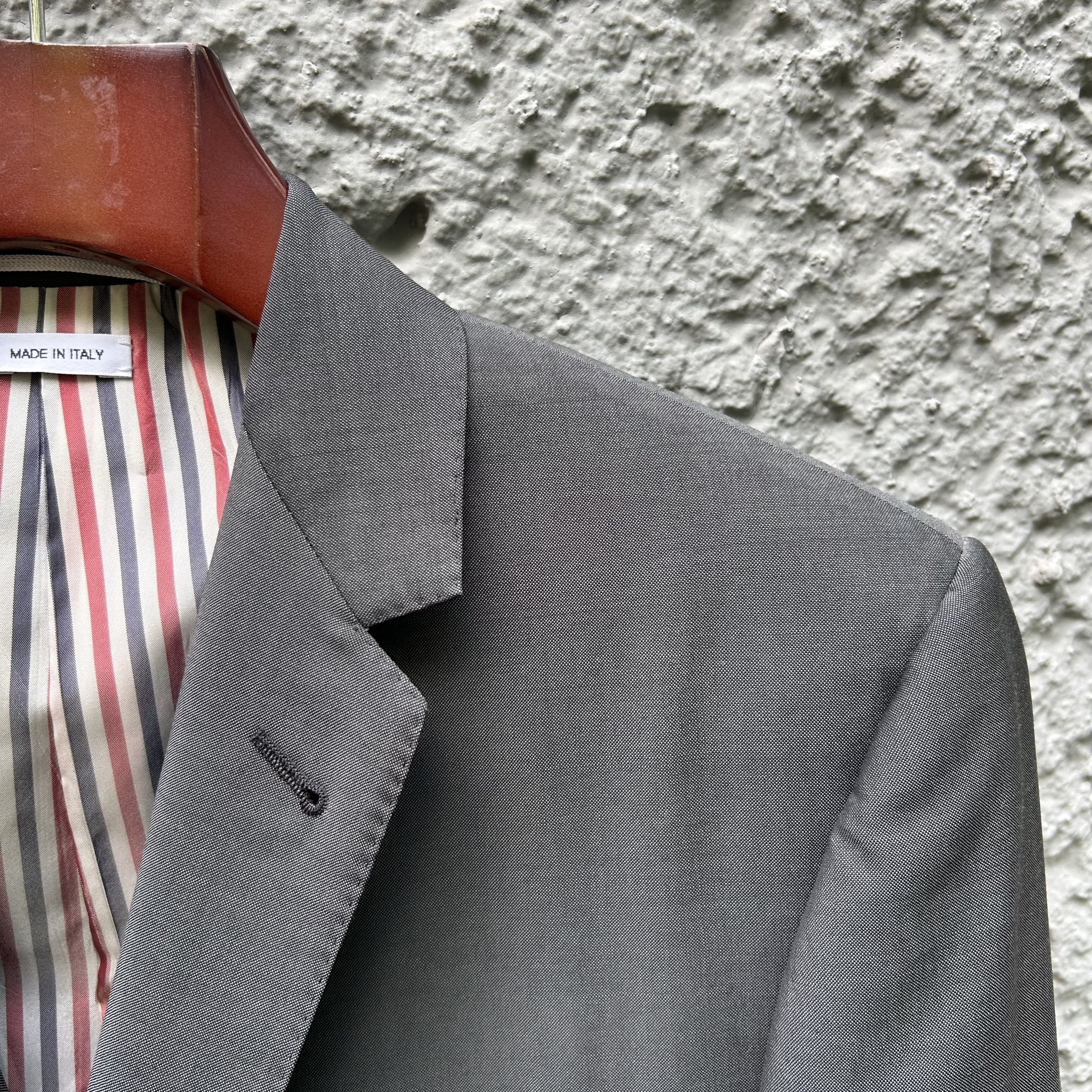 Thom Browne Thom Browne Grey Three-Roll-Two Blazer Jacket Size 50R - 5 Thumbnail