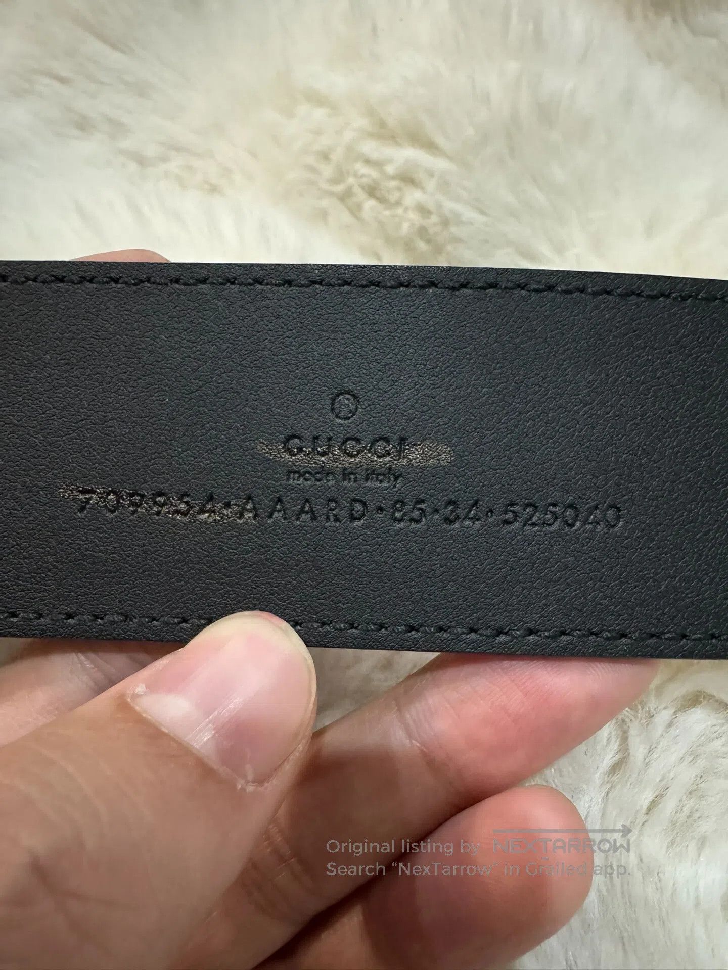 Gucci Guicci size 85 Polka Dot Gold Buckle Belt| Size ONE SIZE - 6 Thumbnail