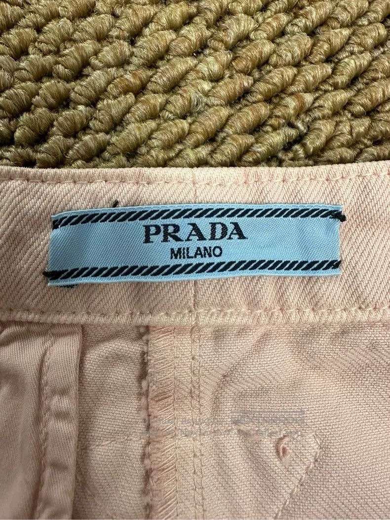 Prada Prada Triangle solid colour straight jeans Size 26" / US 2 / IT 38 - 8 Thumbnail