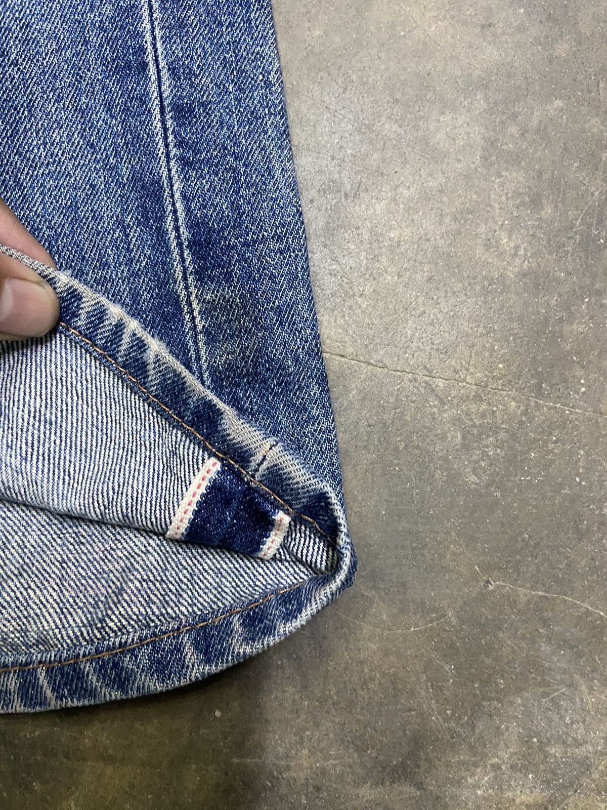 Beauty Beast 🔥 Vintage Bobson jeans distressed denim selvedge if 6 was 9 Size US 35 - 6 Thumbnail